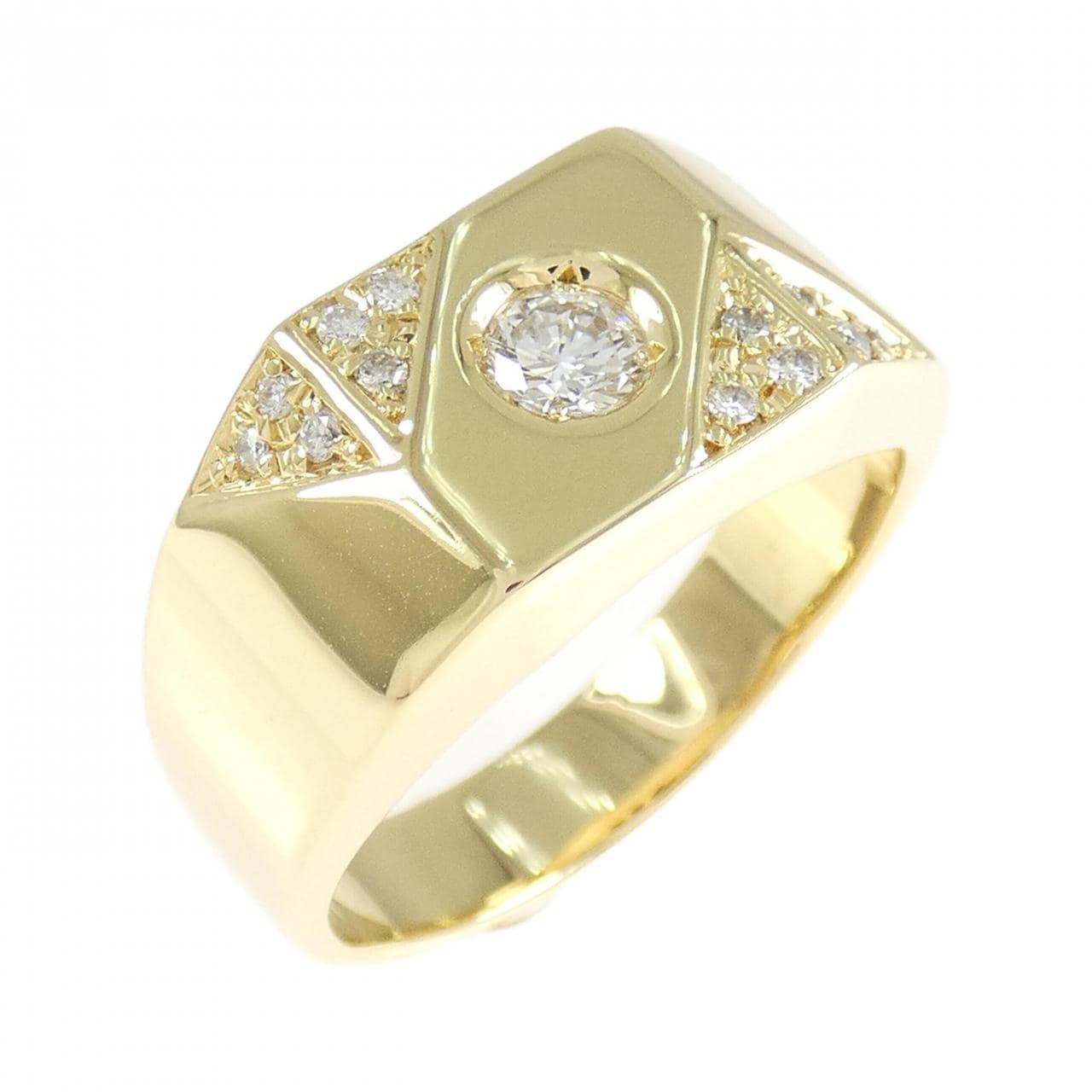 K18YG ダイヤモンド リング 0.23CT