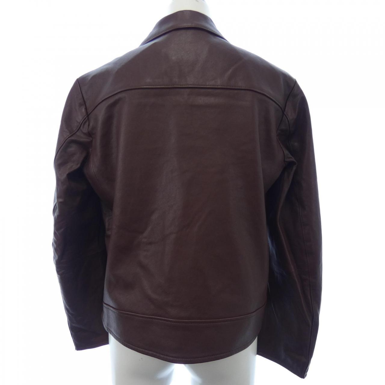 ジョセフアブード JOSEPH ABBOUD レザーライダースジャケット