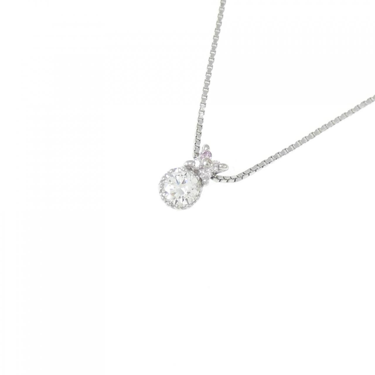 PT900/PT850 ダイヤモンド ネックレス 0.14CT