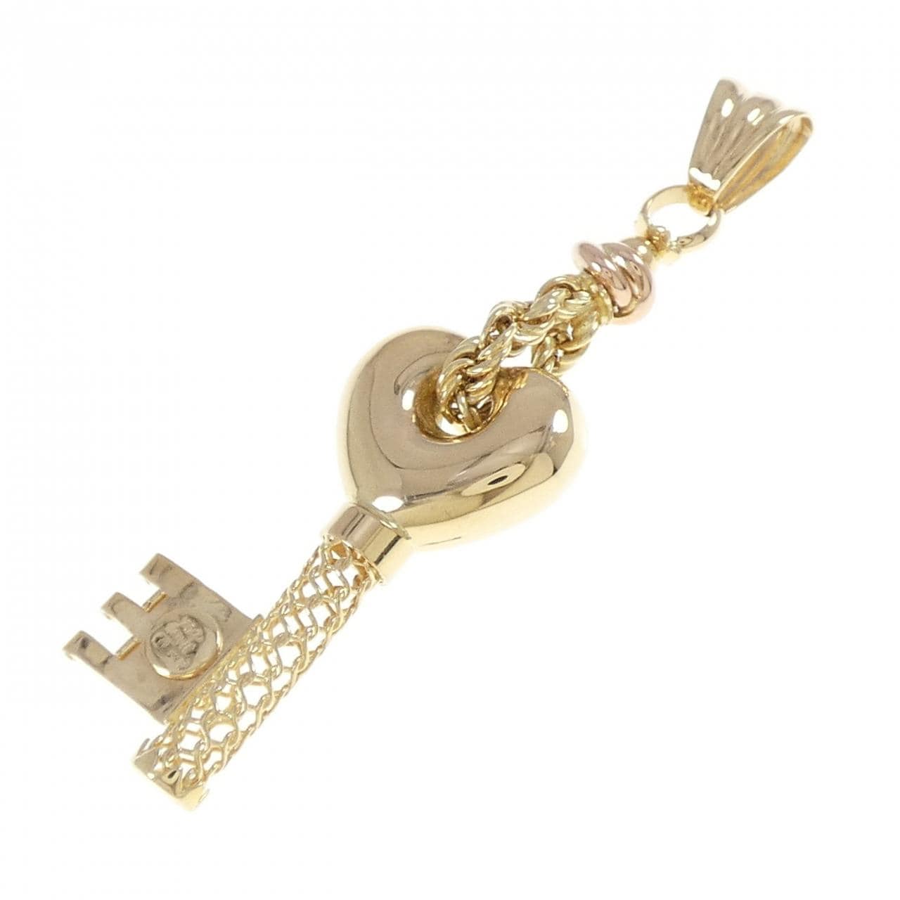 750YG/750PG Key Pendant
