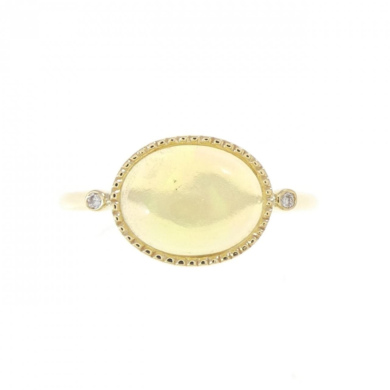 K18YG オパール リング