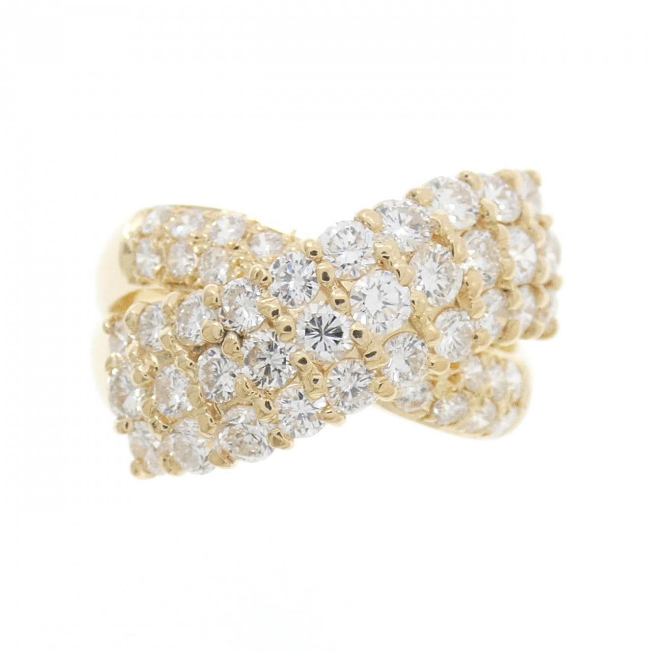 K18YG ダイヤモンド リング 1.55CT