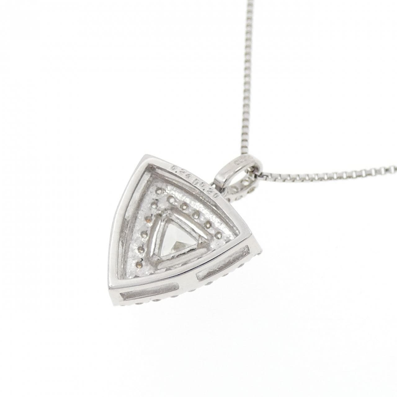 [新品] PT900/PT850鑽石項鍊 0.24CT
