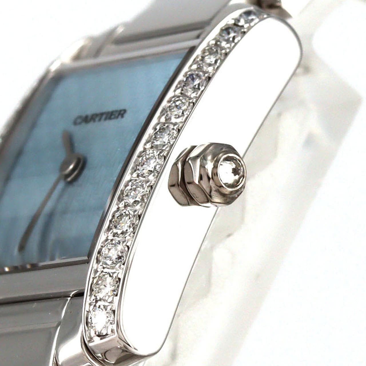 カルティエ タンクフランセーズSM WG/D WE1019S3 WG クォーツ