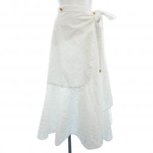 ルイヴィトン LOUIS VUITTON モノグラムレリーフフラウンスラップスカート FNSK18AQV スカート