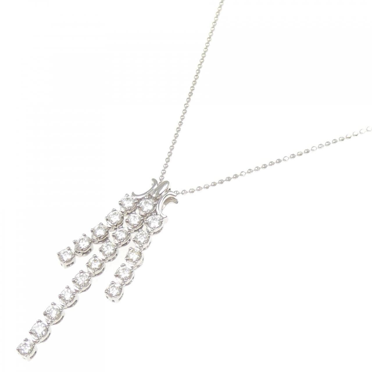 ジーエスティービー ダイヤモンド ネックレス 1.05CT