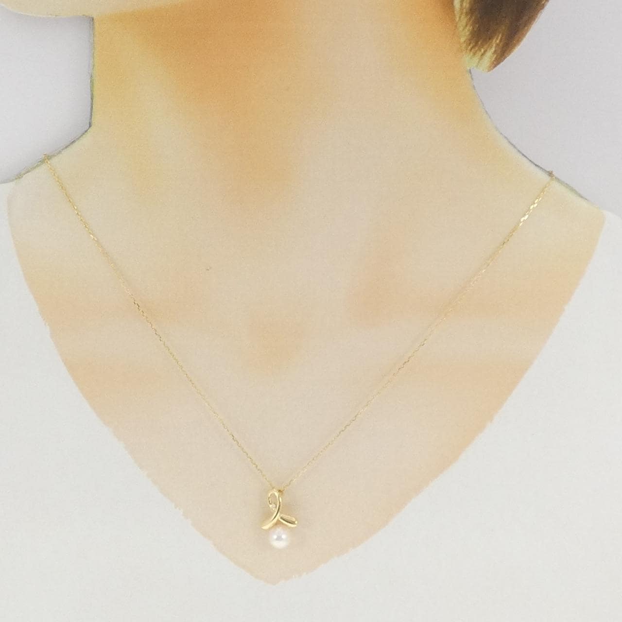 K18YG アコヤパール ネックレス 6.6mm