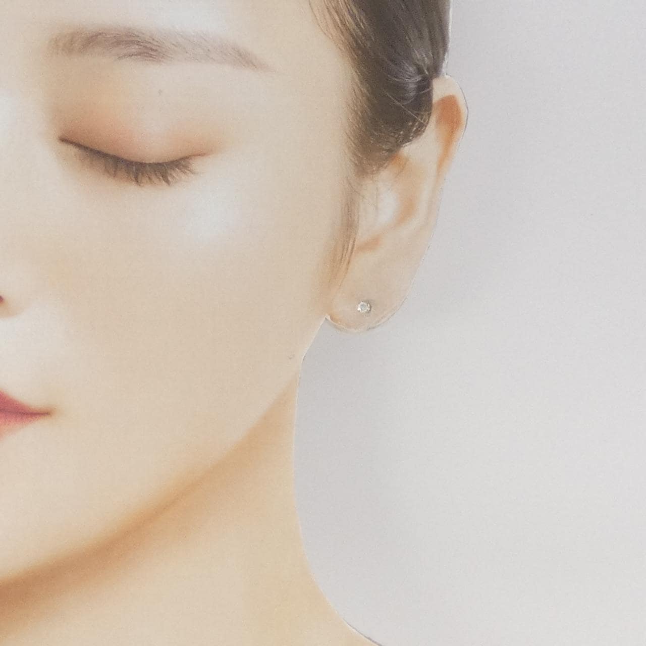 K18YG ダイヤモンド ピアス 0.2CT