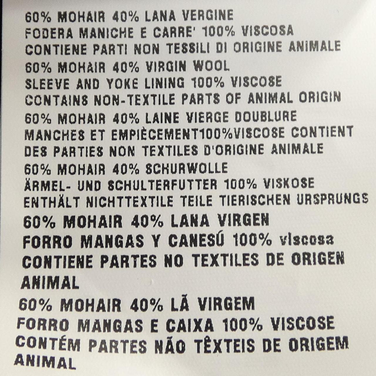 MIU MIU Miu Mohair Blouson Jacket ML1041 S000 12I1 Jacket