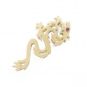 750YG/750WG ドラゴン ルビー ペンダント