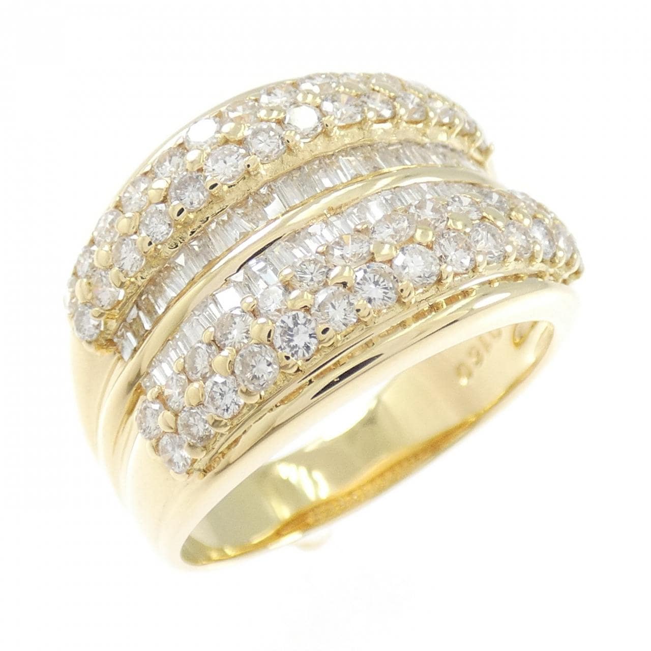 750YG ダイヤモンド リング 1.60CT