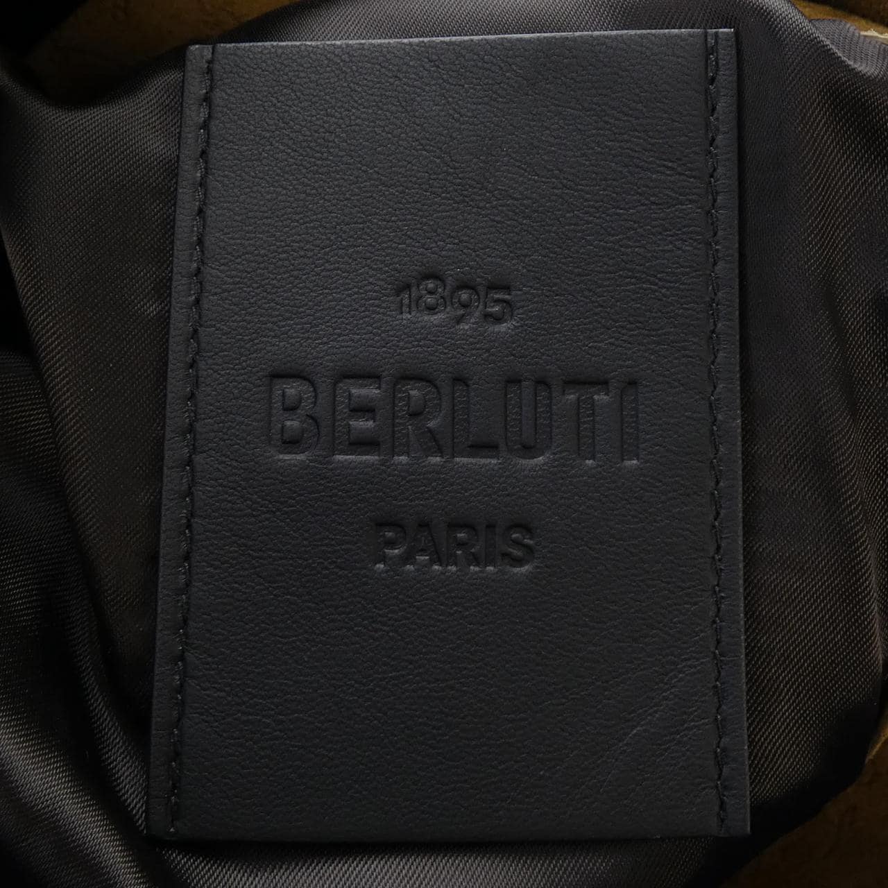 Berluti leather jacket