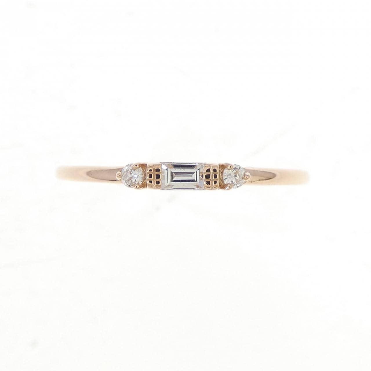 K18PG ダイヤモンド リング 0.11CT
