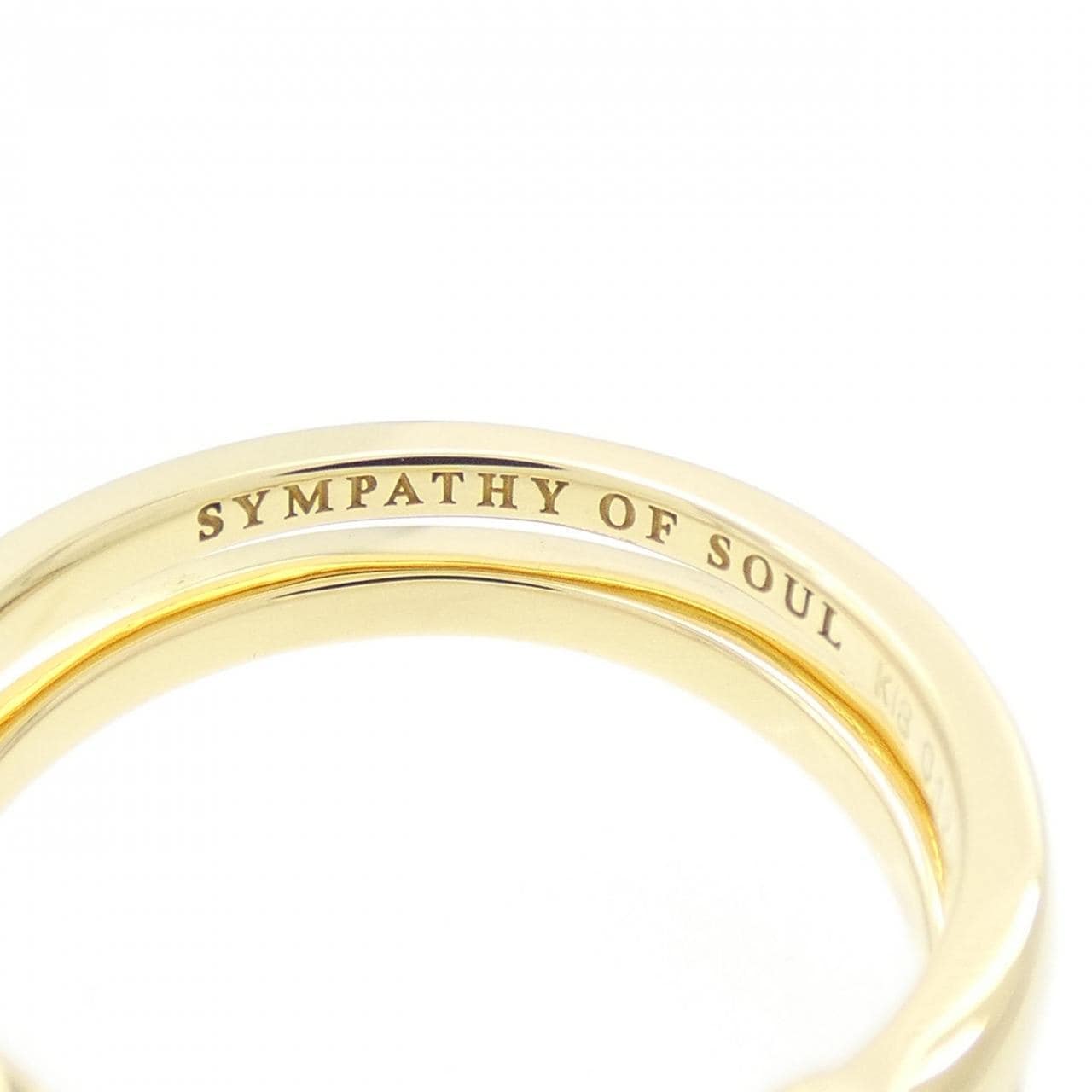 SYMPATHY OF SOUL Double Horseshoe Ring 0.12CT