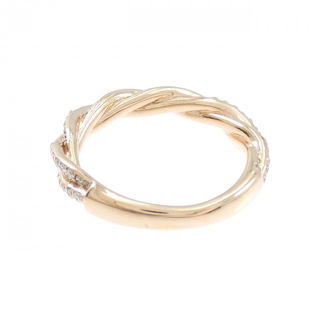 K18PG ダイヤモンド リング 0.35CT