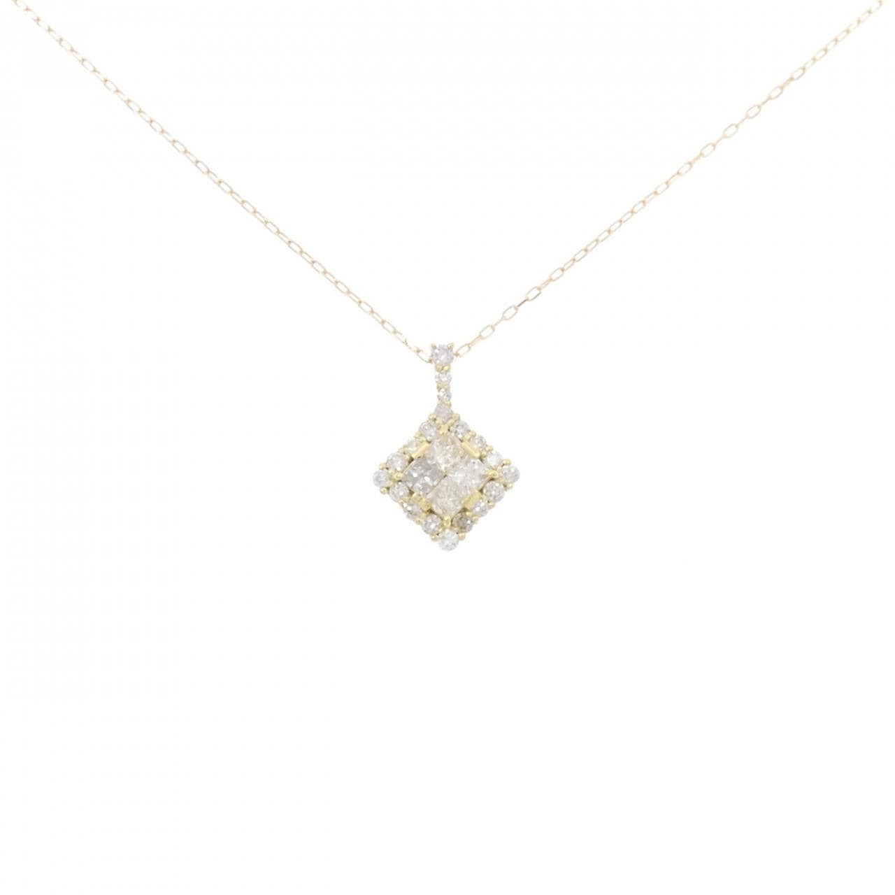 [BRAND NEW] K18YG Diamond Necklace 0.39CT