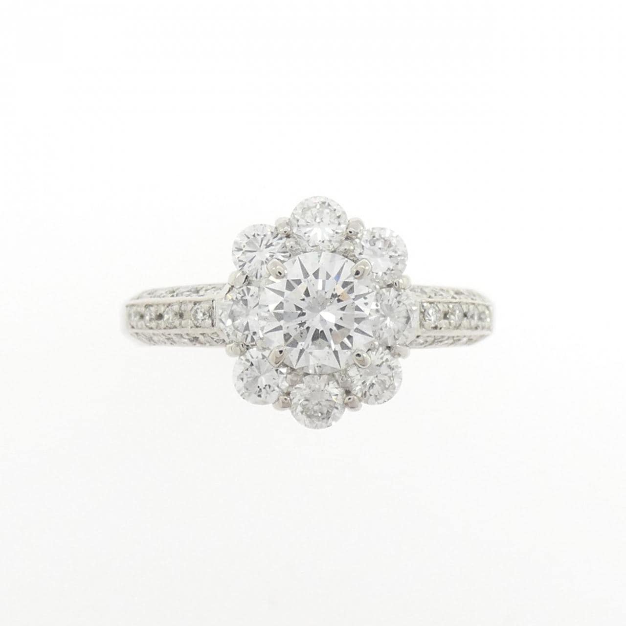 PT900 ダイヤモンド リング 0.721CT E SI2 VG