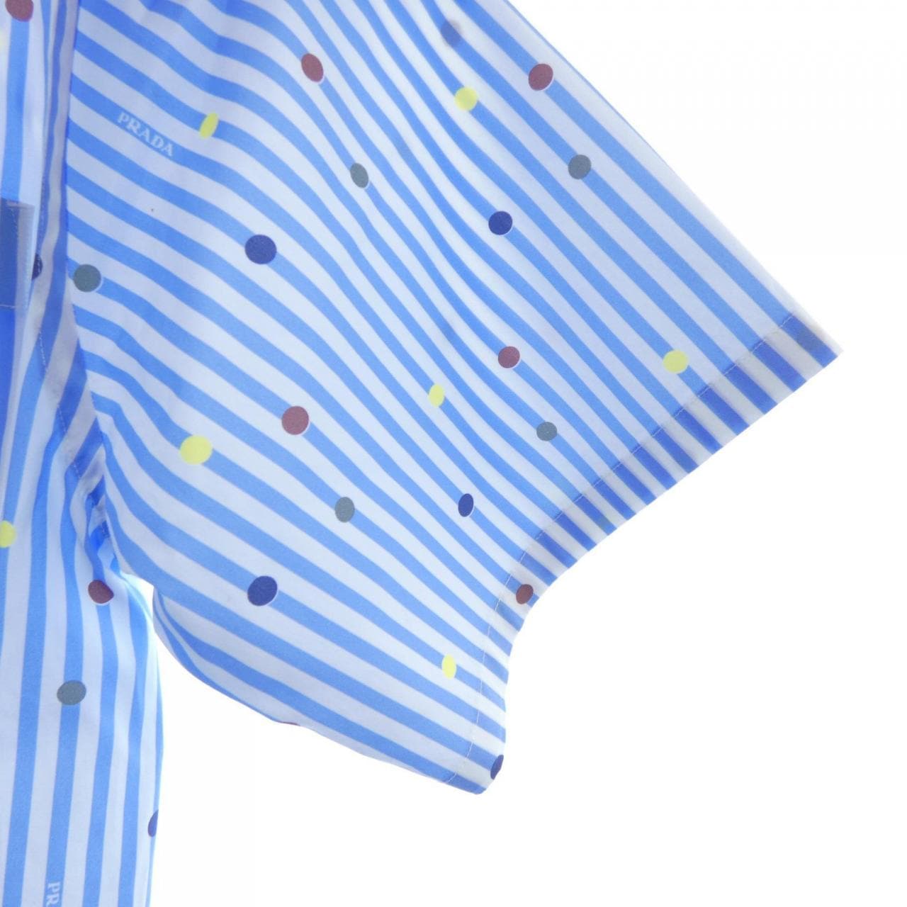 プラダ PRADA トライアングルロゴ UCS339 S221 10NG S／Sシャツ