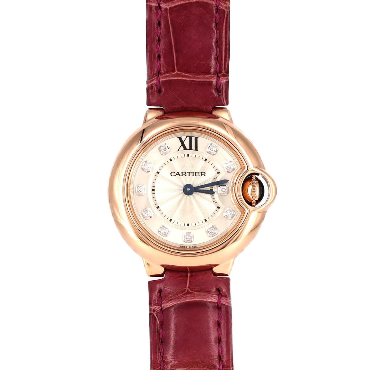 カルティエ バロンブルーSM PG・11P WE902050/WJBB0019 PG・RG クォーツ