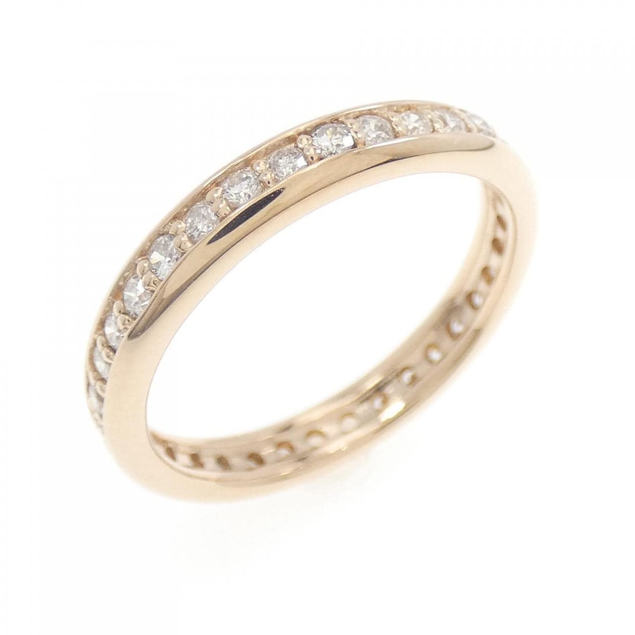 K18PG full eternity Diamond ring 0.50CT