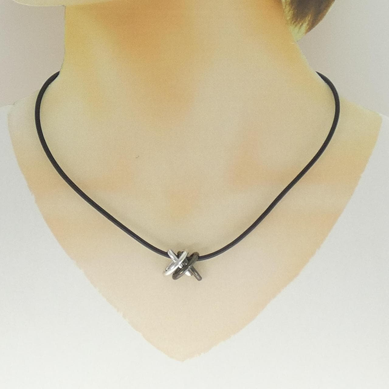 ミキモト K18WG/K18BG ネックレス