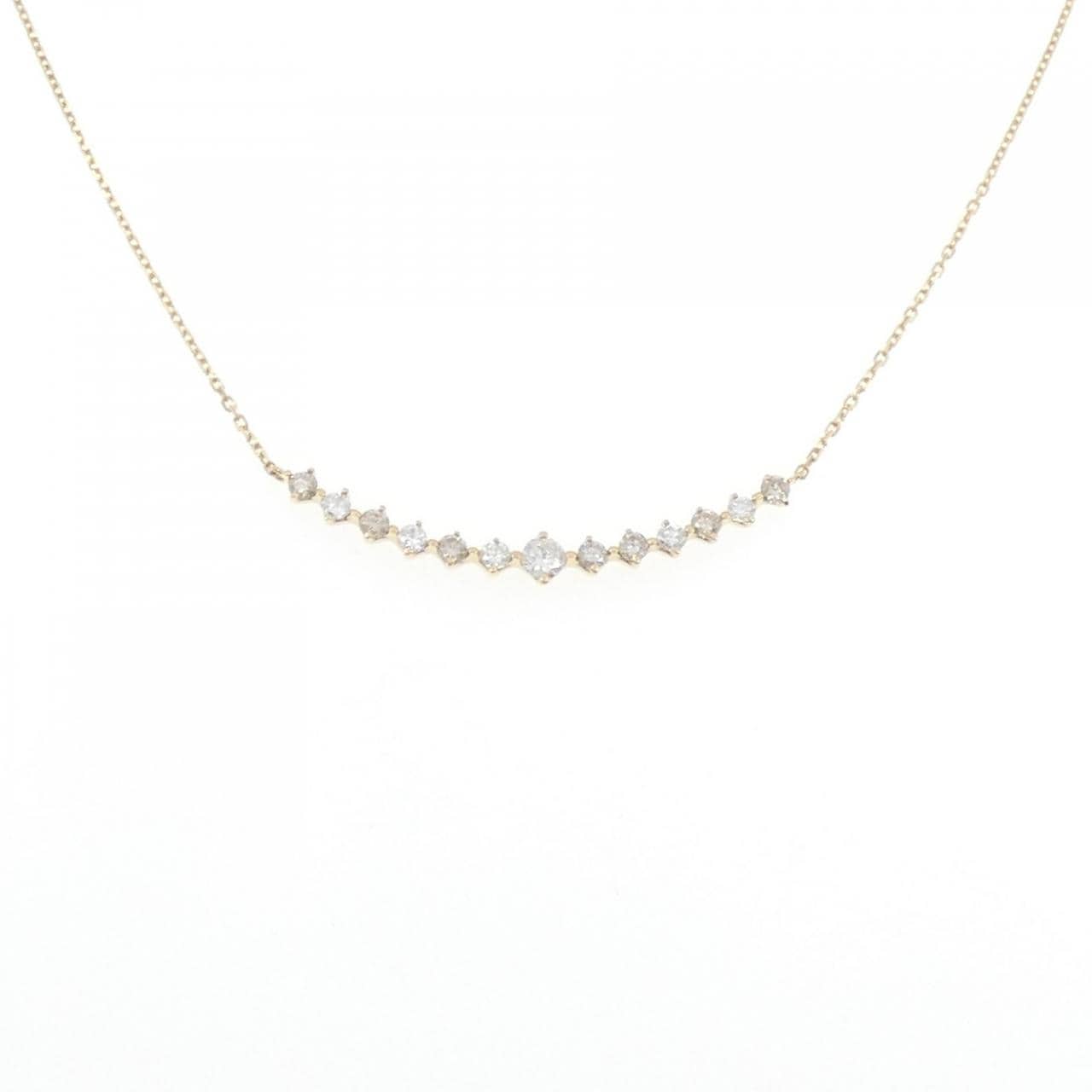 K18YG ダイヤモンド ネックレス 0.869CT
