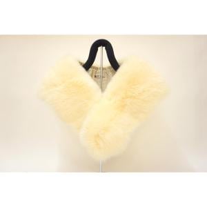 毛皮ストール　シャドーＦＯＸ　ネーム入り