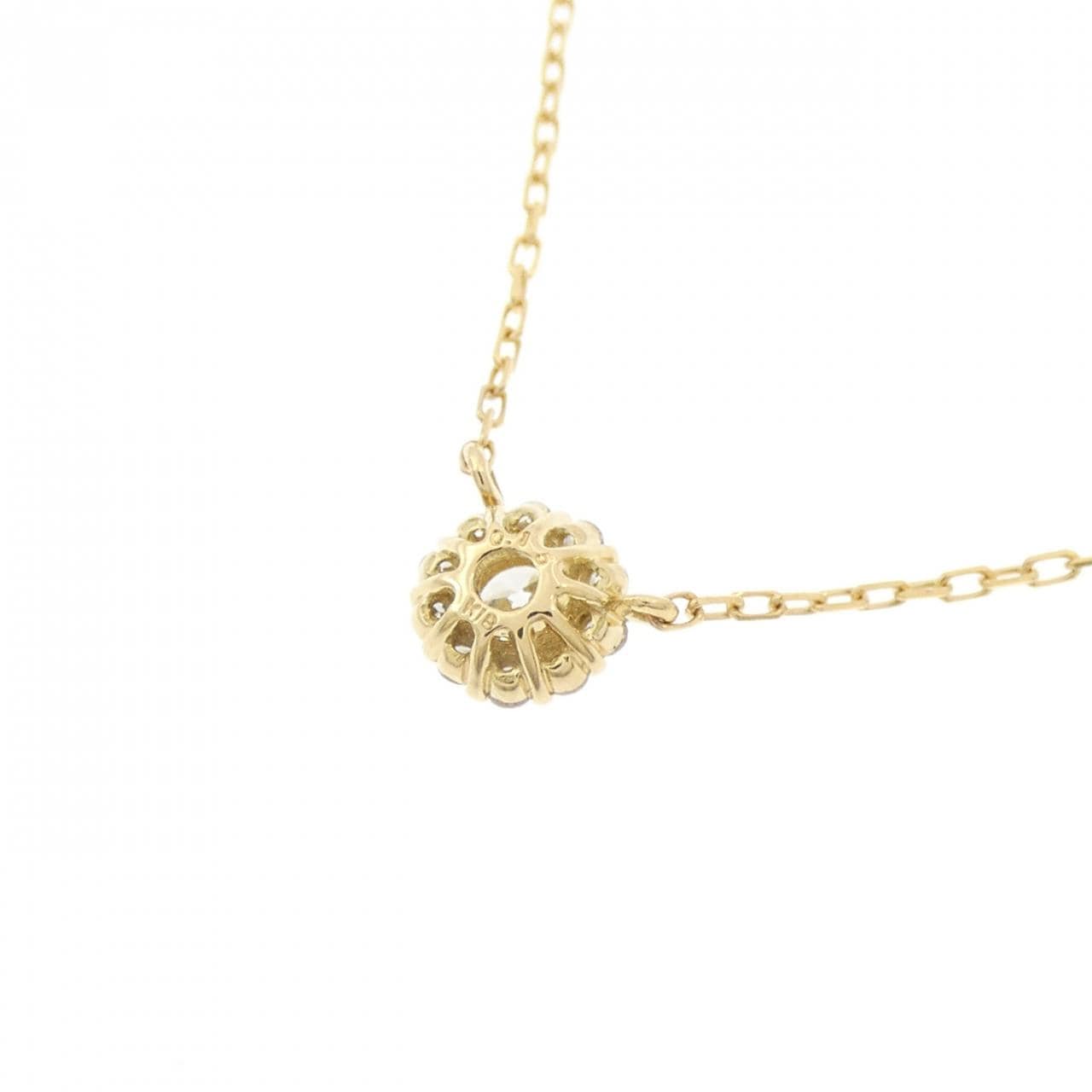 K18YG ダイヤモンド ネックレス 0.15CT