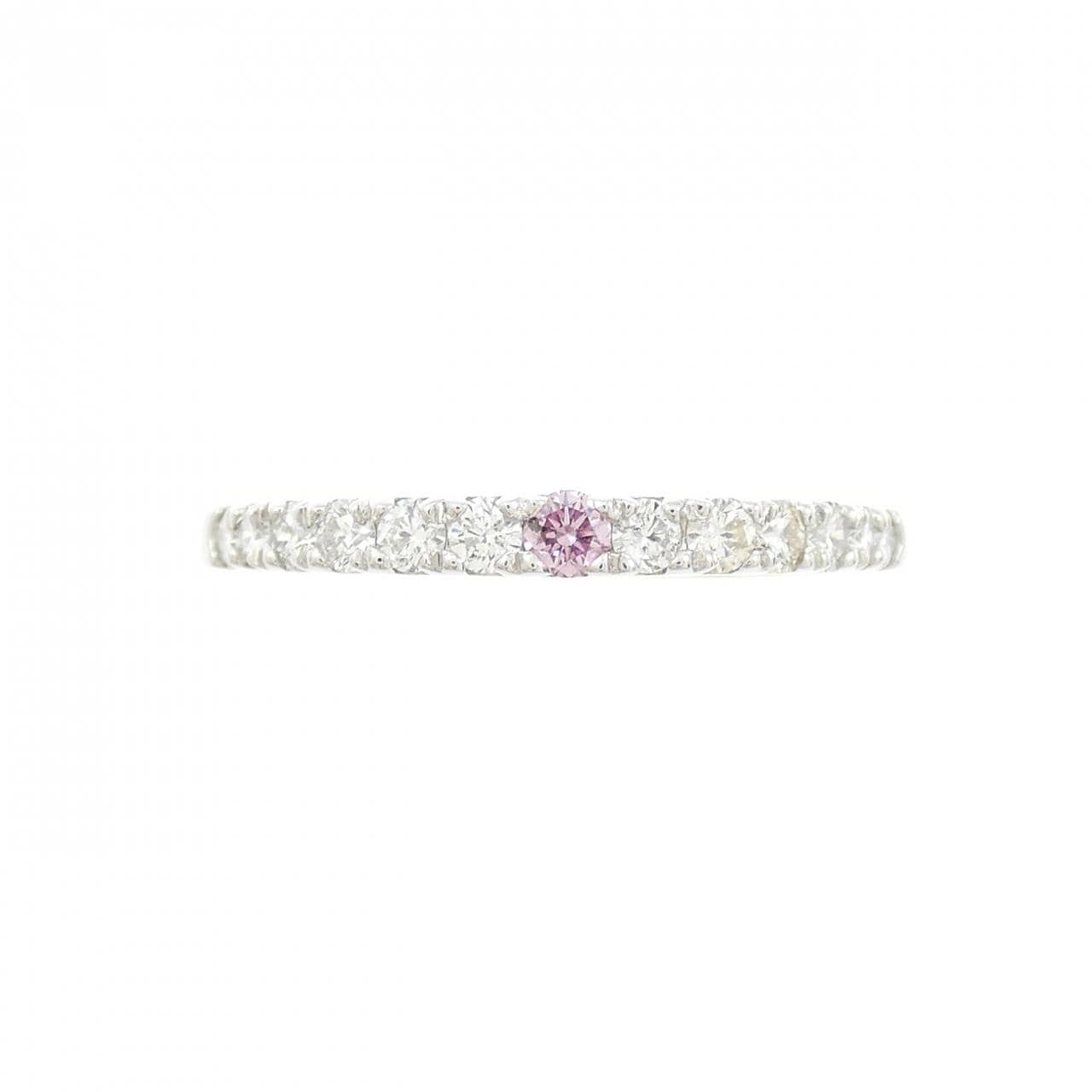 PT950 ピンクダイヤモンド リング 0.040CT