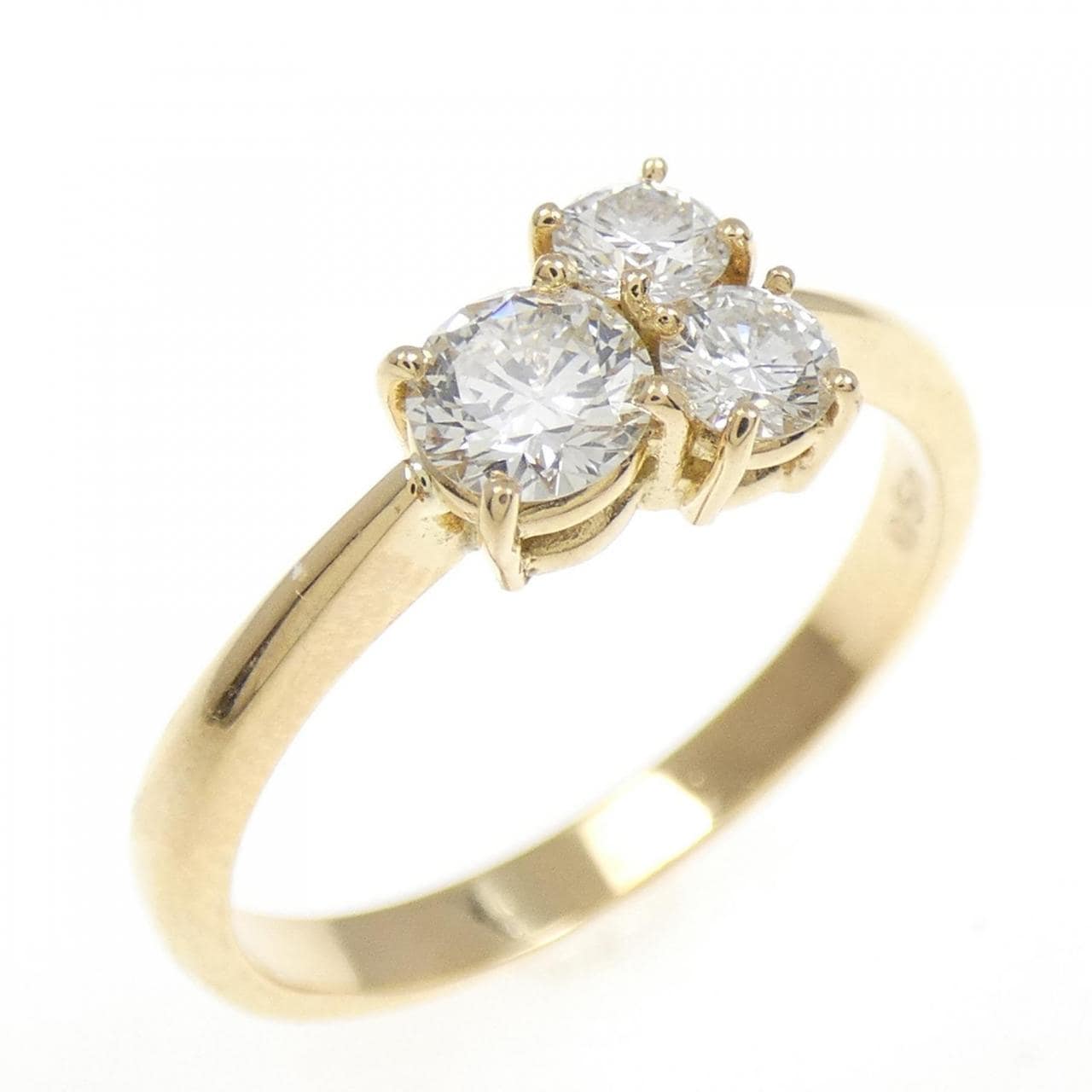 K18YG ダイヤモンド リング 0.50CT