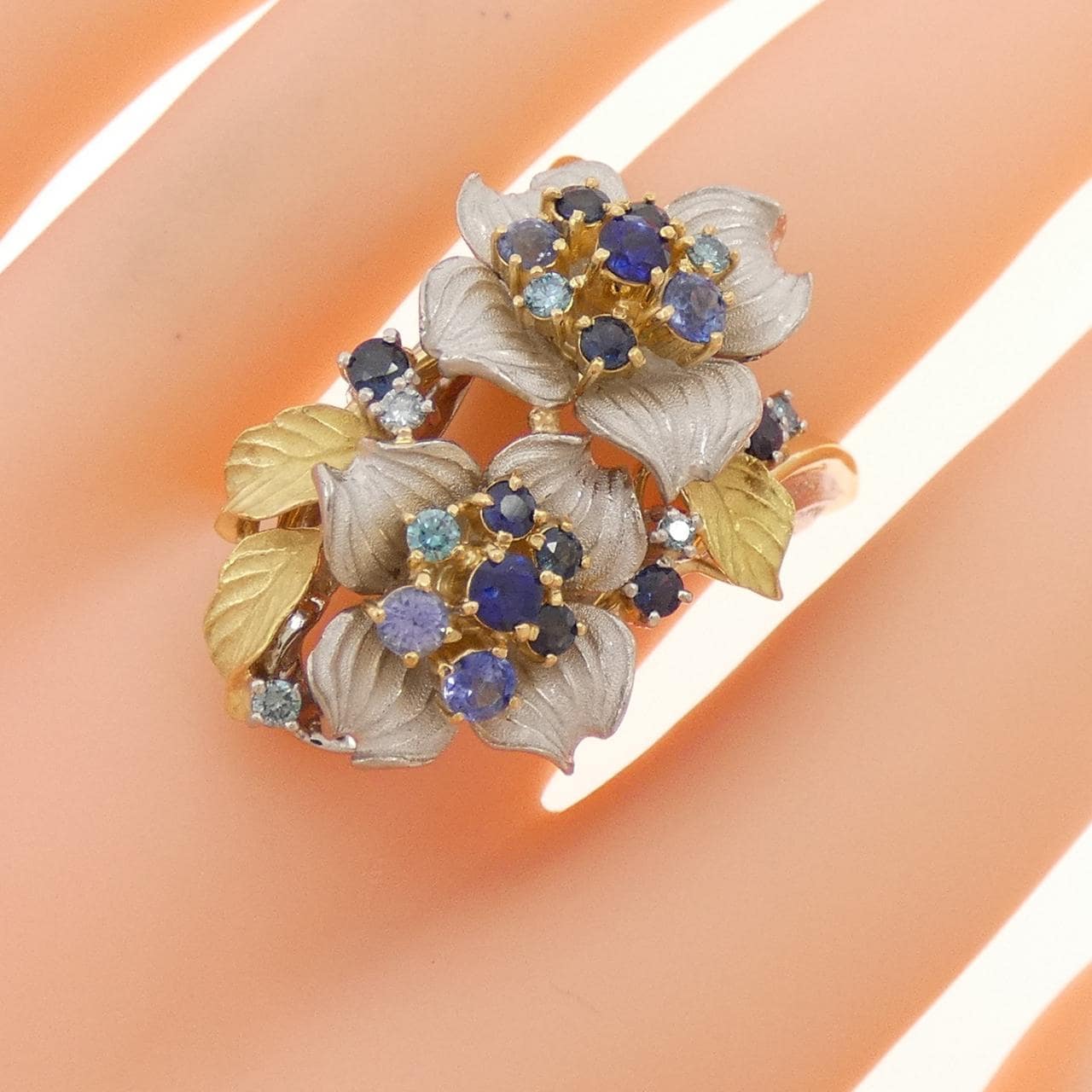 石川暢子 サファイヤ リング 1.22CT