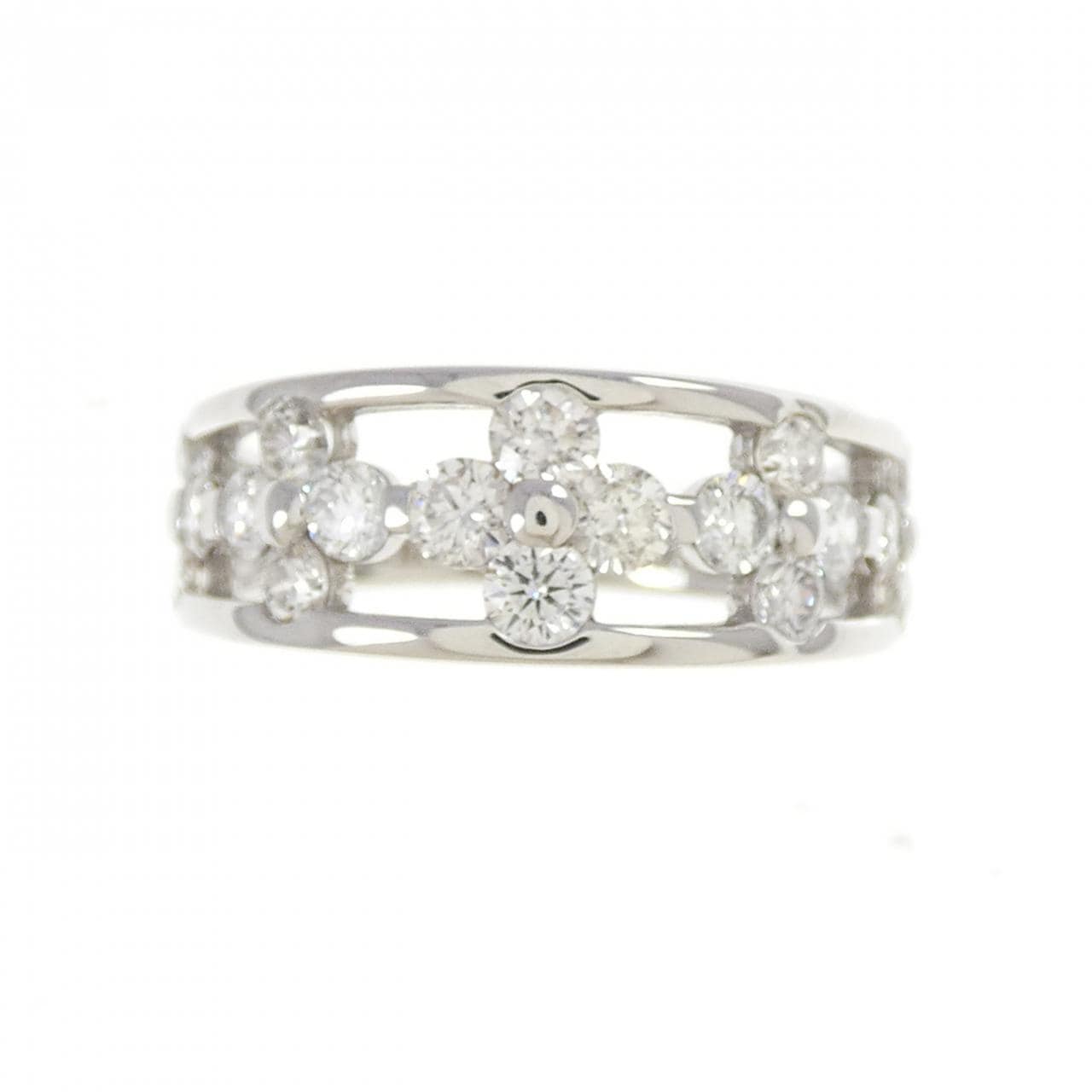 PT900 フラワー ダイヤモンド リング 1.00CT