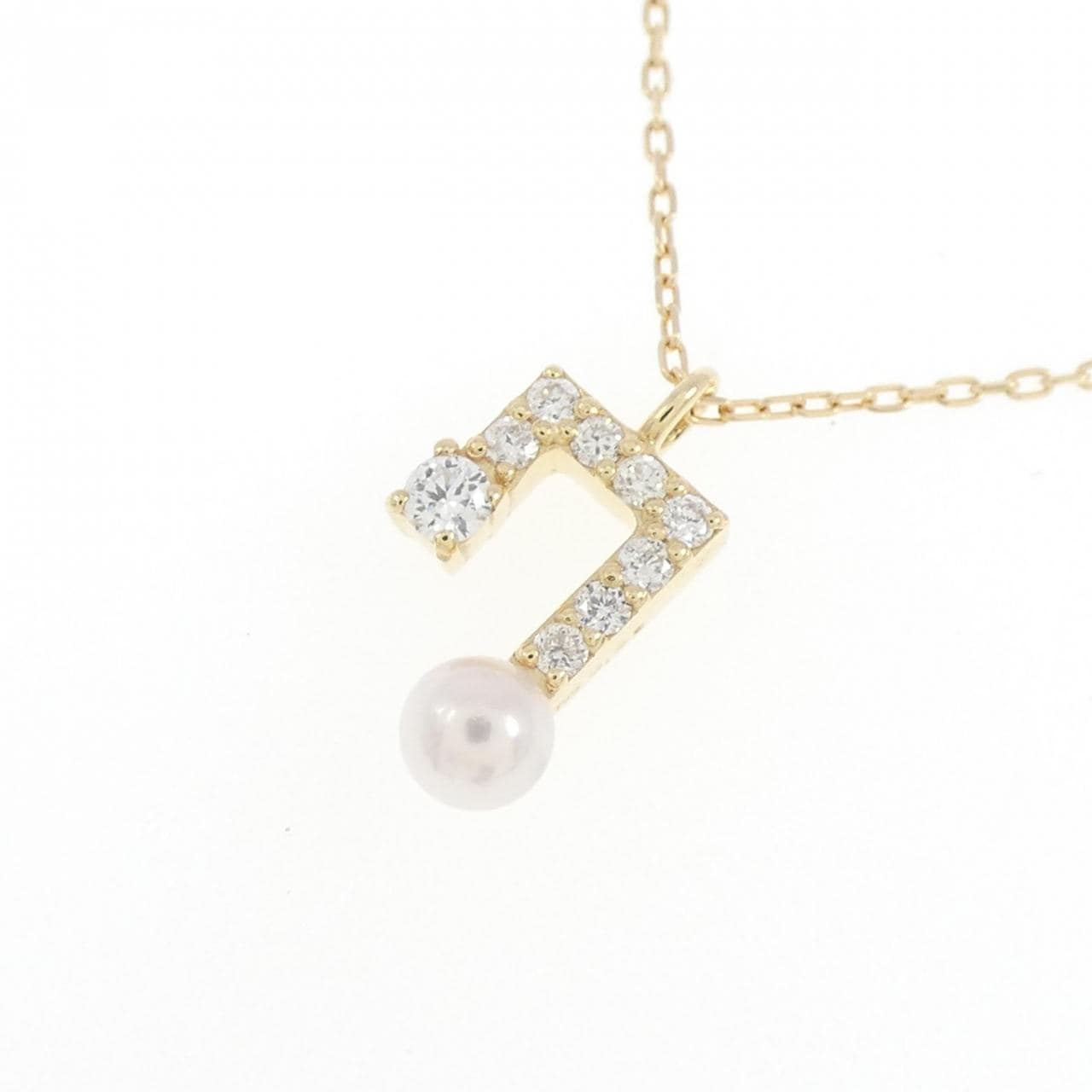 K18YG Akoya pearl necklace 3mm