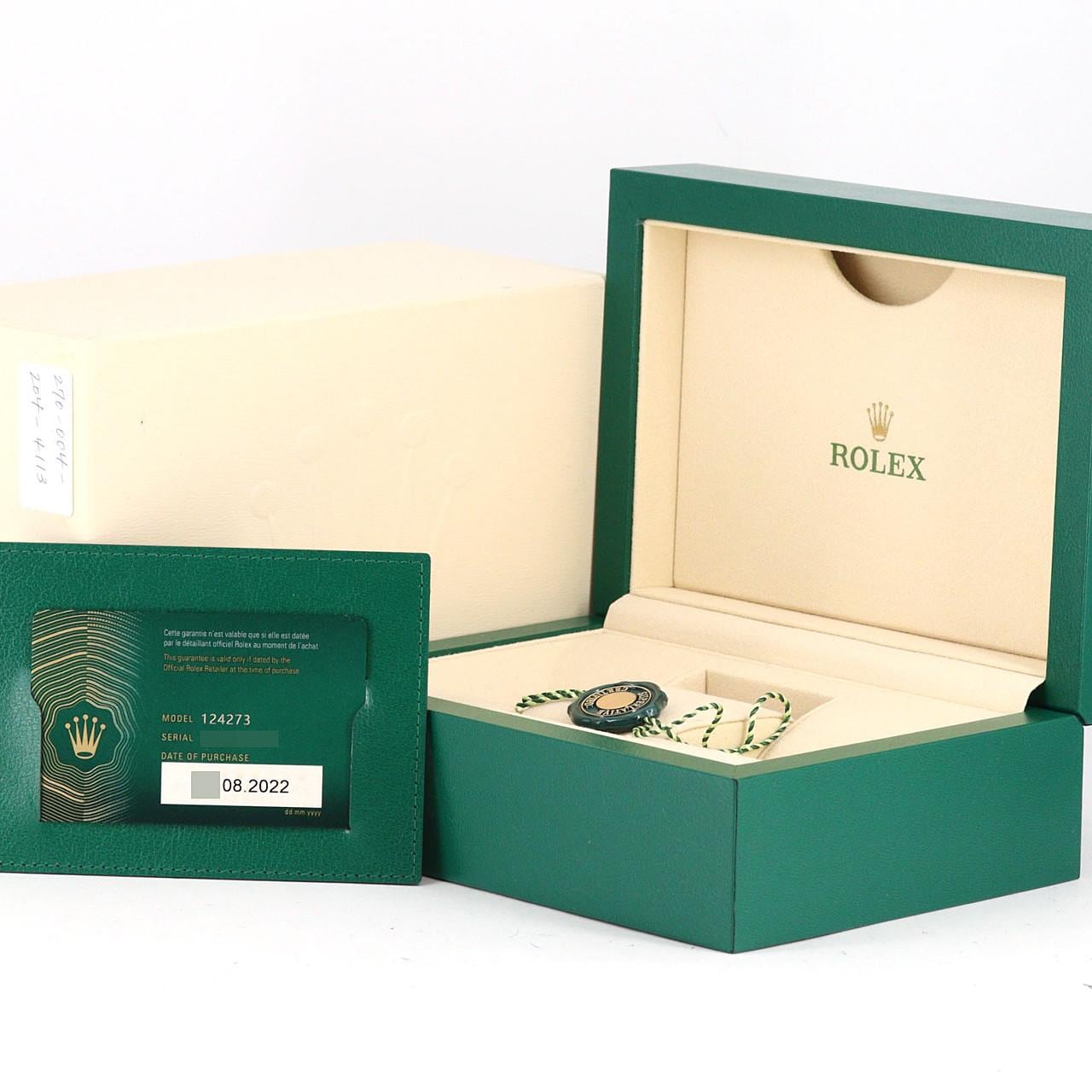 ロレックス エクスプローラーI 124273 SSxYG 自動巻 ランダム番