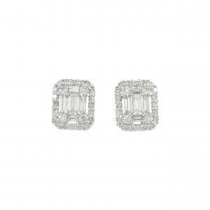 PT900 ダイヤモンド ピアス 0.50CT