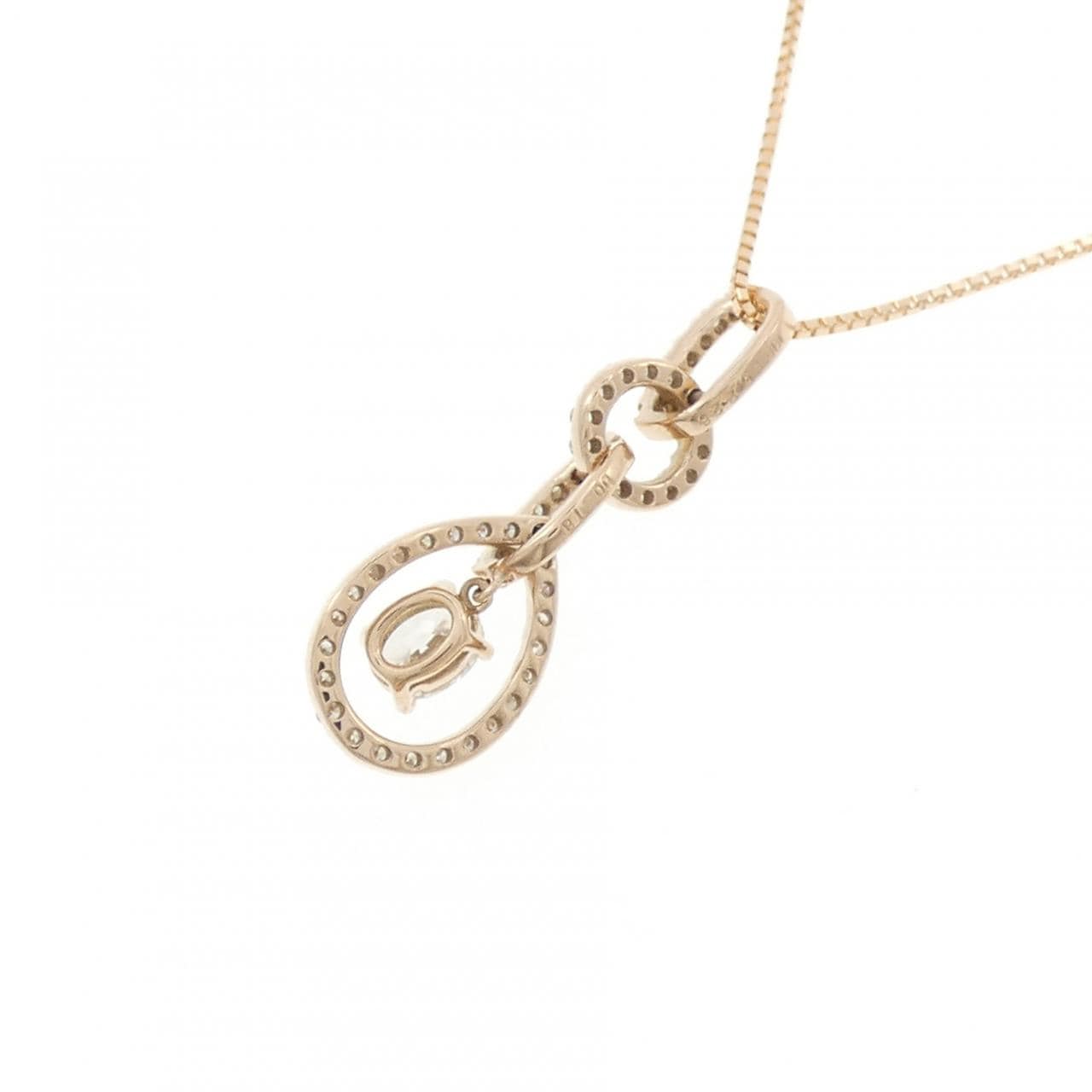 K18PG ダイヤモンド ネックレス 0.226CT