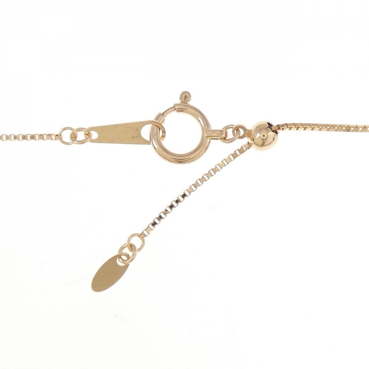 K18PG ダイヤモンド ネックレス 0.18CT