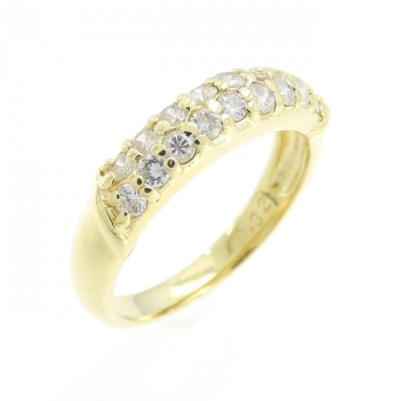 K18YG ダイヤモンド リング 0.32CT