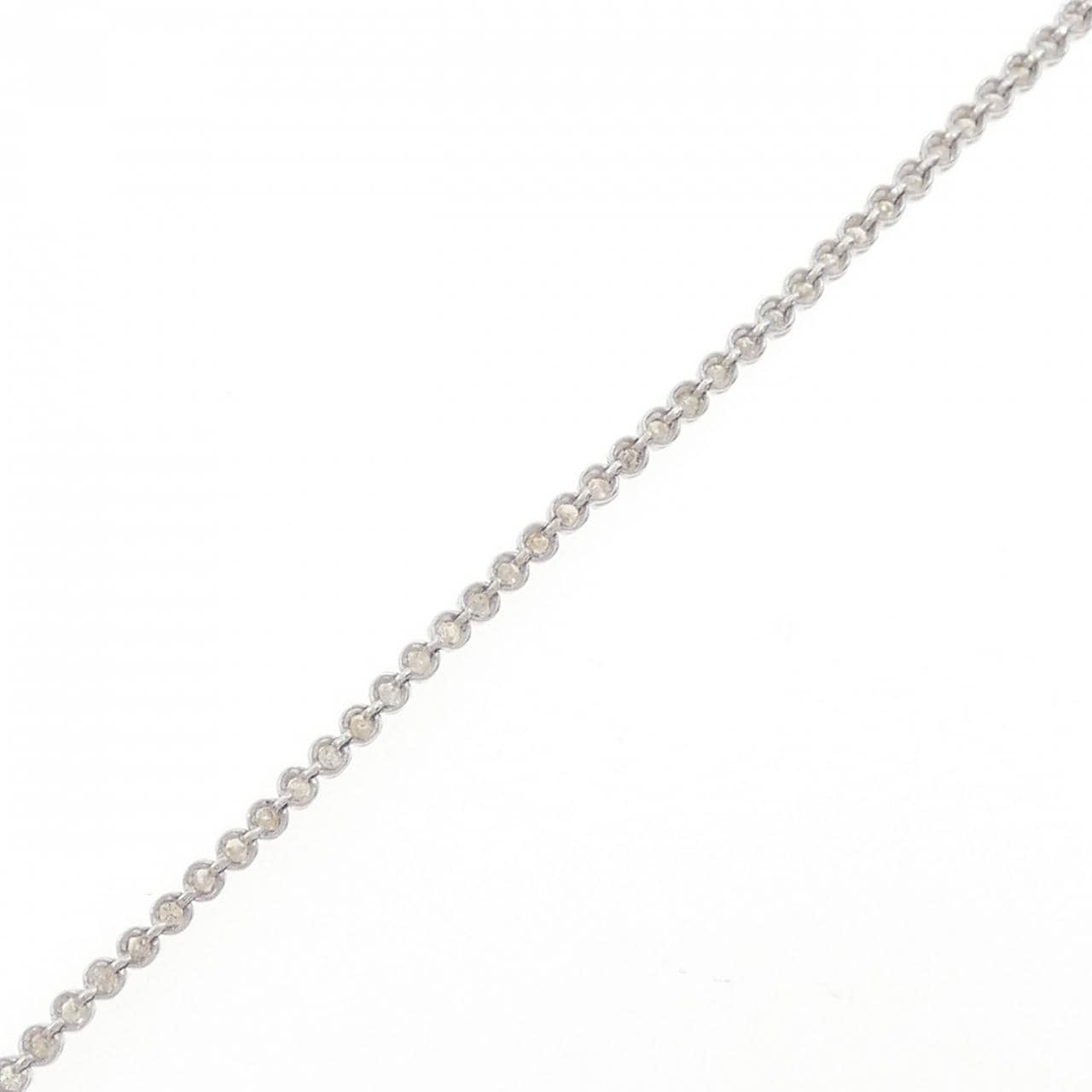 K18WG ダイヤモンド ブレスレット 1.00CT