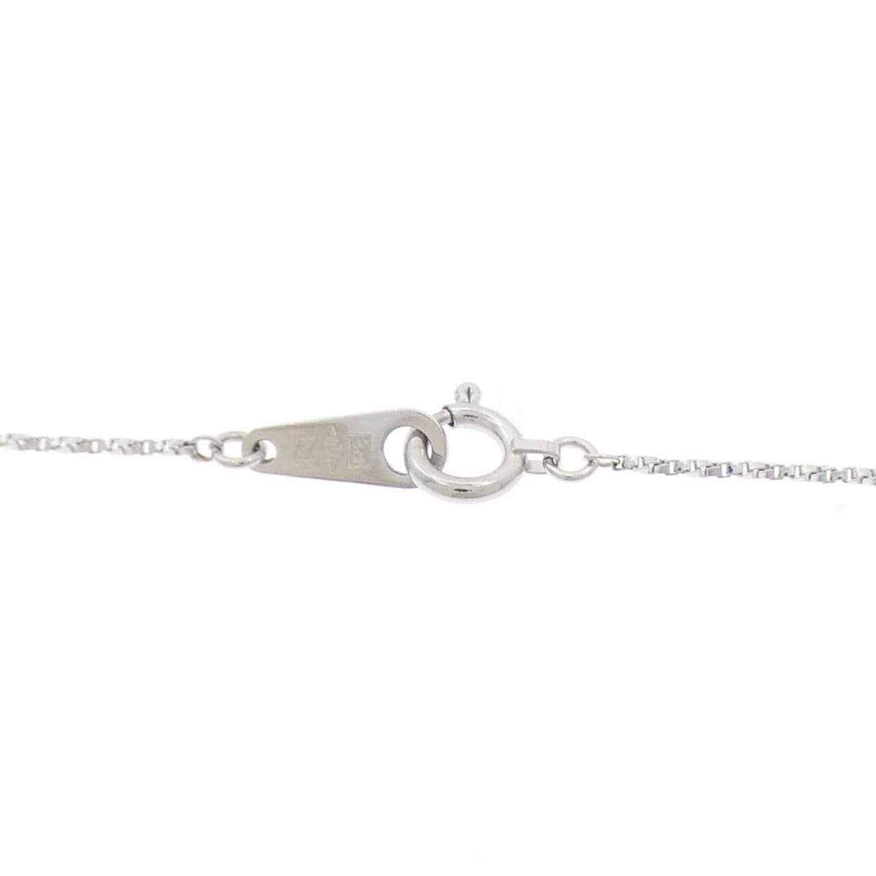 PT900/PT850 リボン ダイヤモンド ネックレス 0.30CT