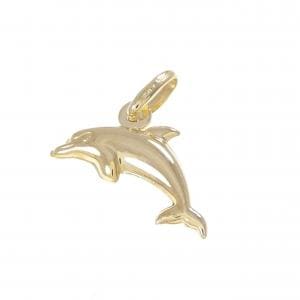 ウノアエレ K18YG ドルフィン ペンダント