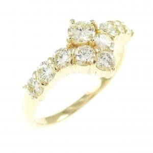 K18YG ダイヤモンド リング 1.00CT