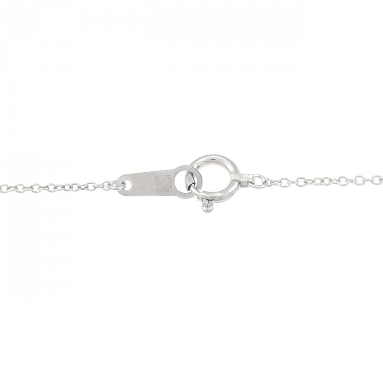 K18WG ダイヤモンド ネックレス 0.11CT