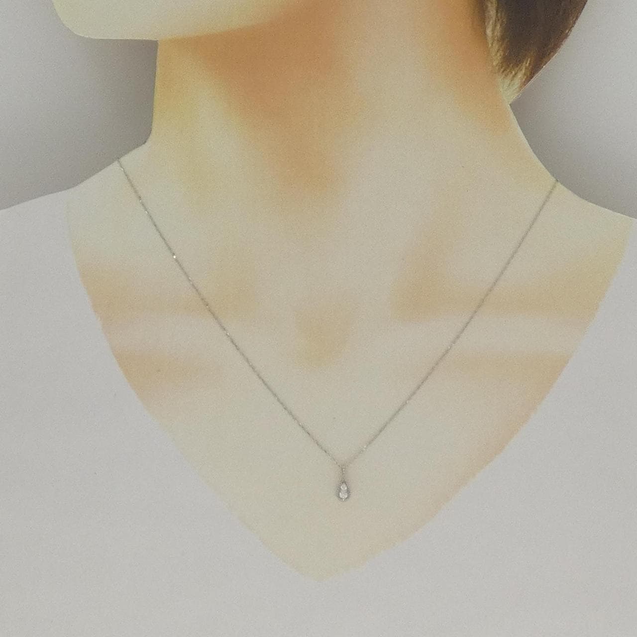 カサハラ マスミ ダイヤモンド ネックレス 0.06CT