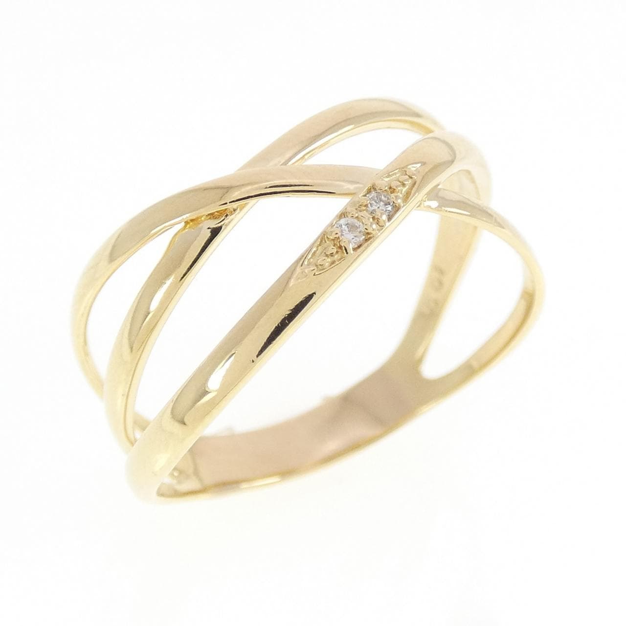 K18YG ダイヤモンド リング 0.01CT