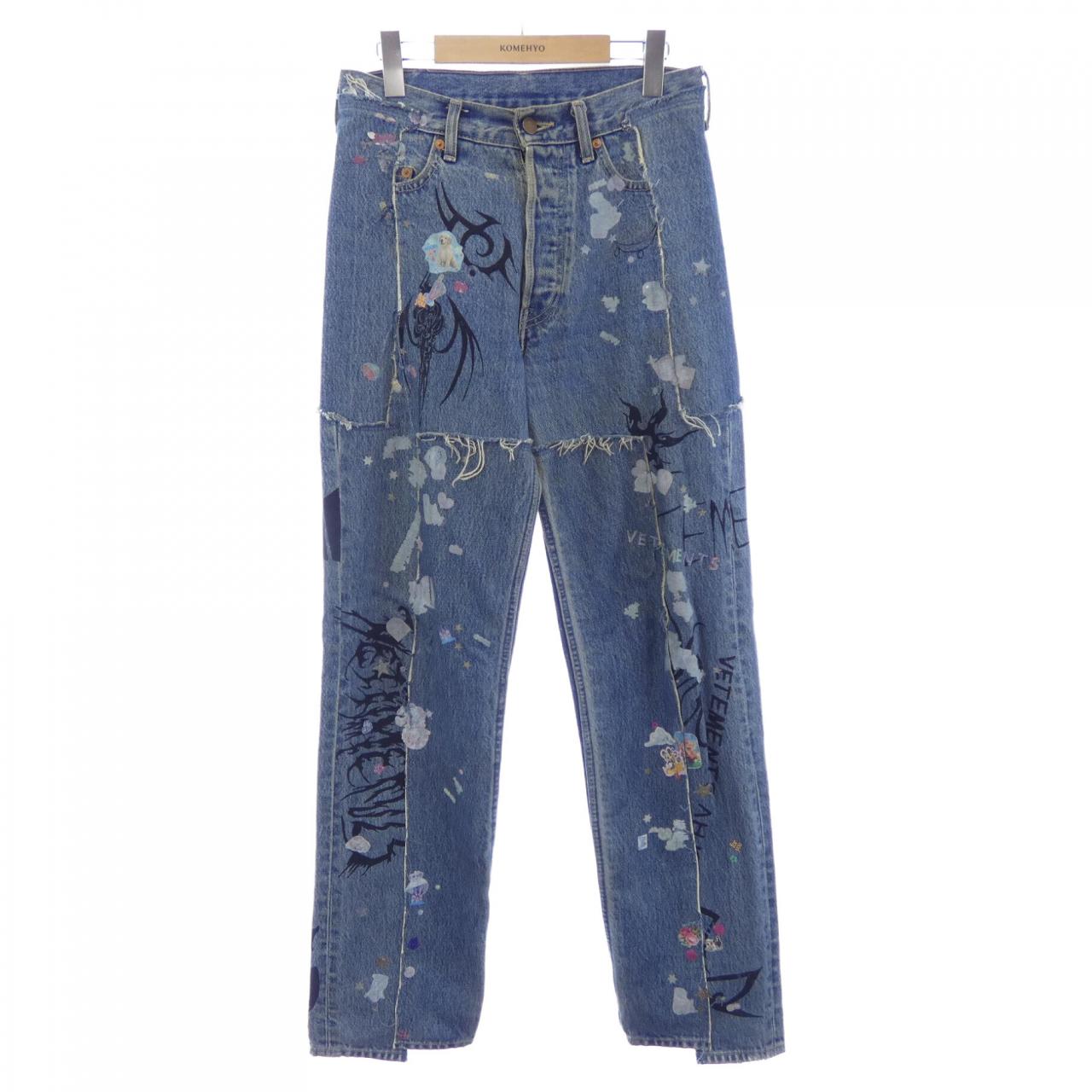 ヴェトモン VETEMENTS WAH19PA105/LEVI'S ジーンズ