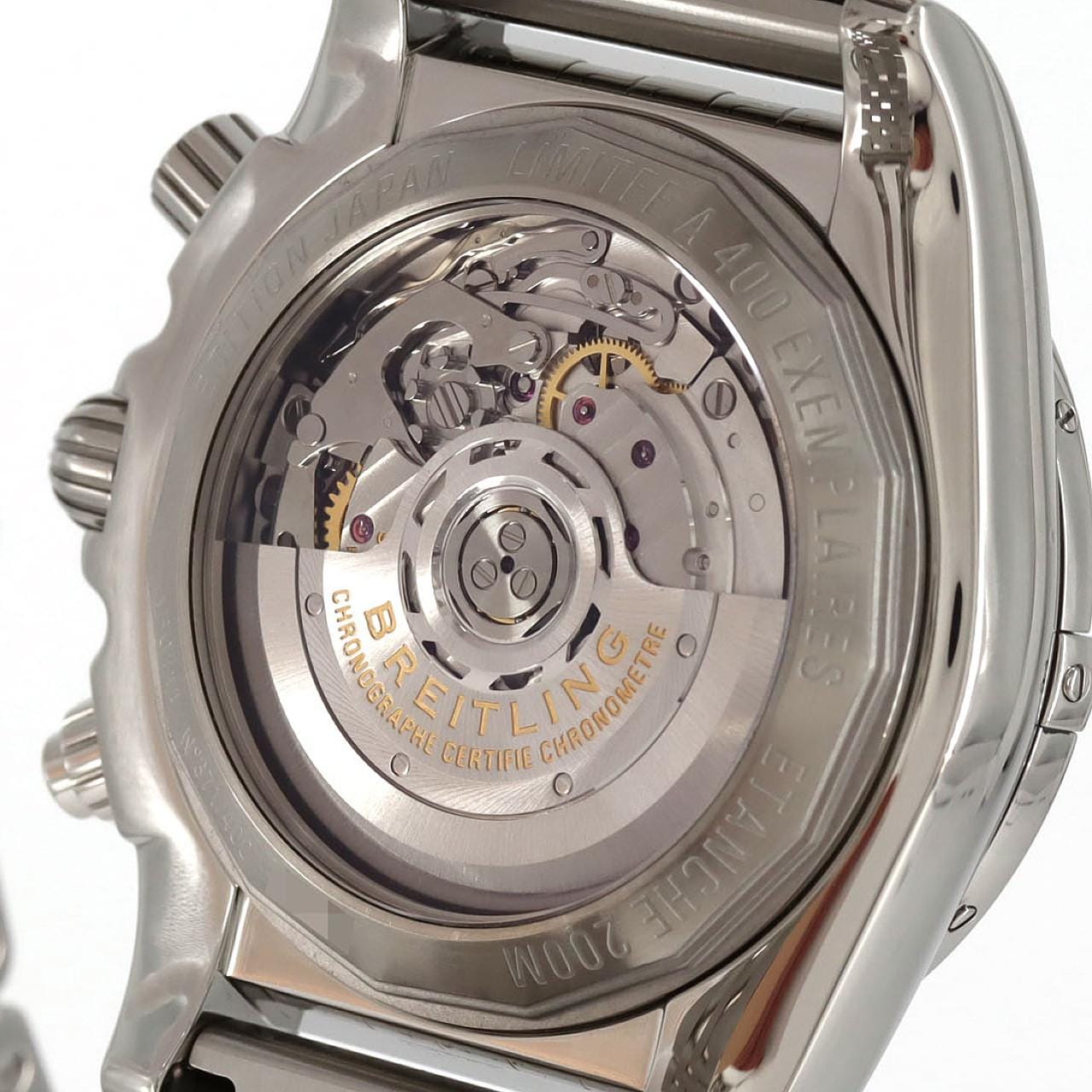 ブライトリング クロノマット44ローマンブラックMOP JAPAN LIMITED AB0111/S011BRMPA SS 自動巻