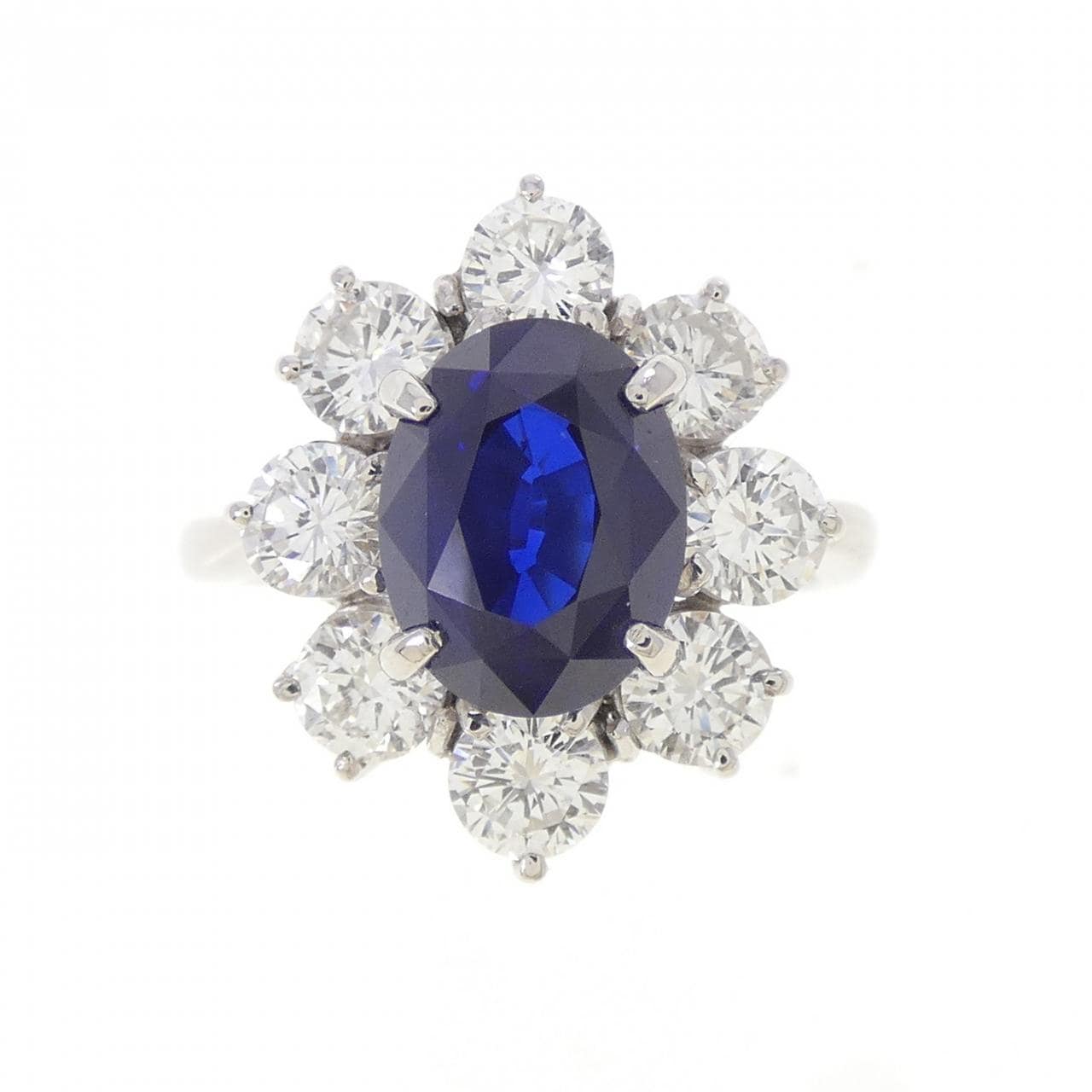 PT900 サファイヤ リング 3.24CT