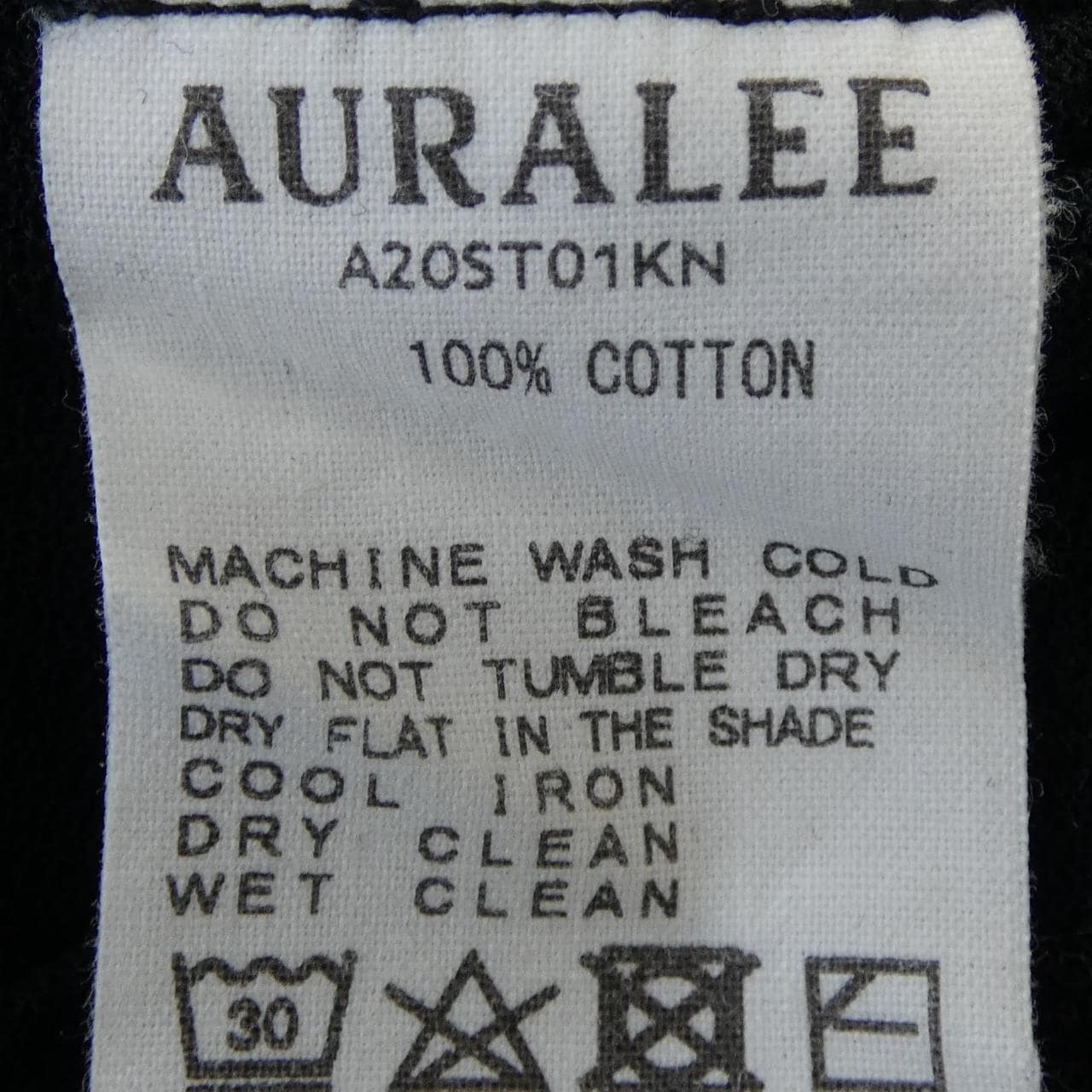 オーラリー AURALEE A20ST01KN Tシャツ