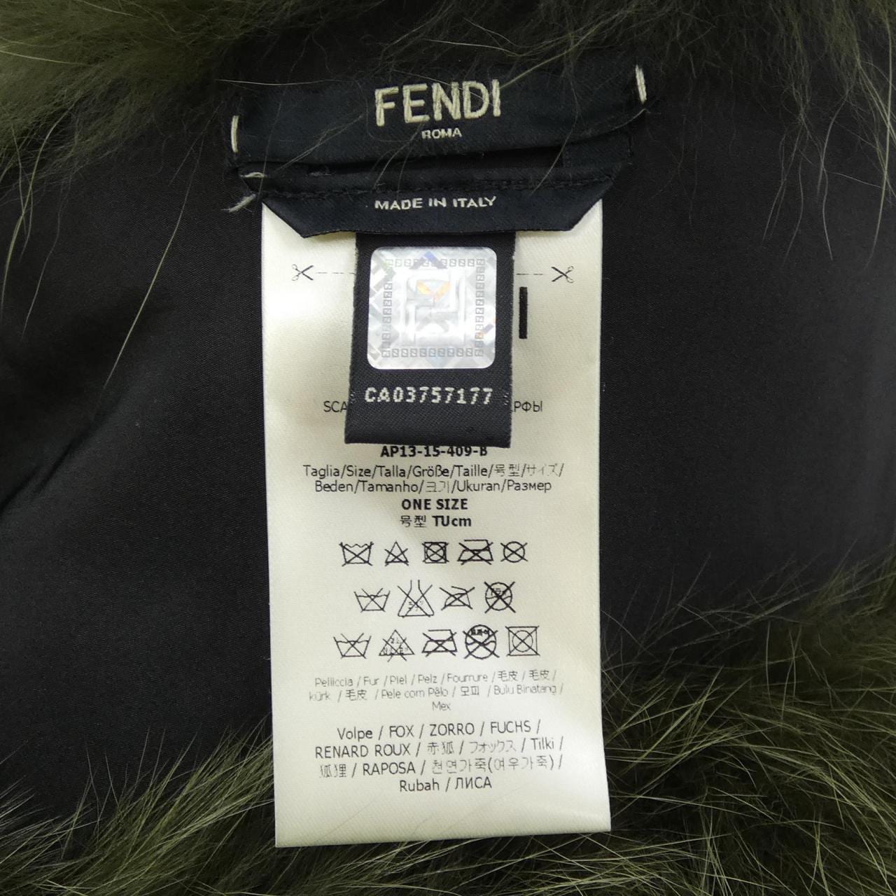 フェンディ FENDI FNL121 1UY F099X MUFFLER